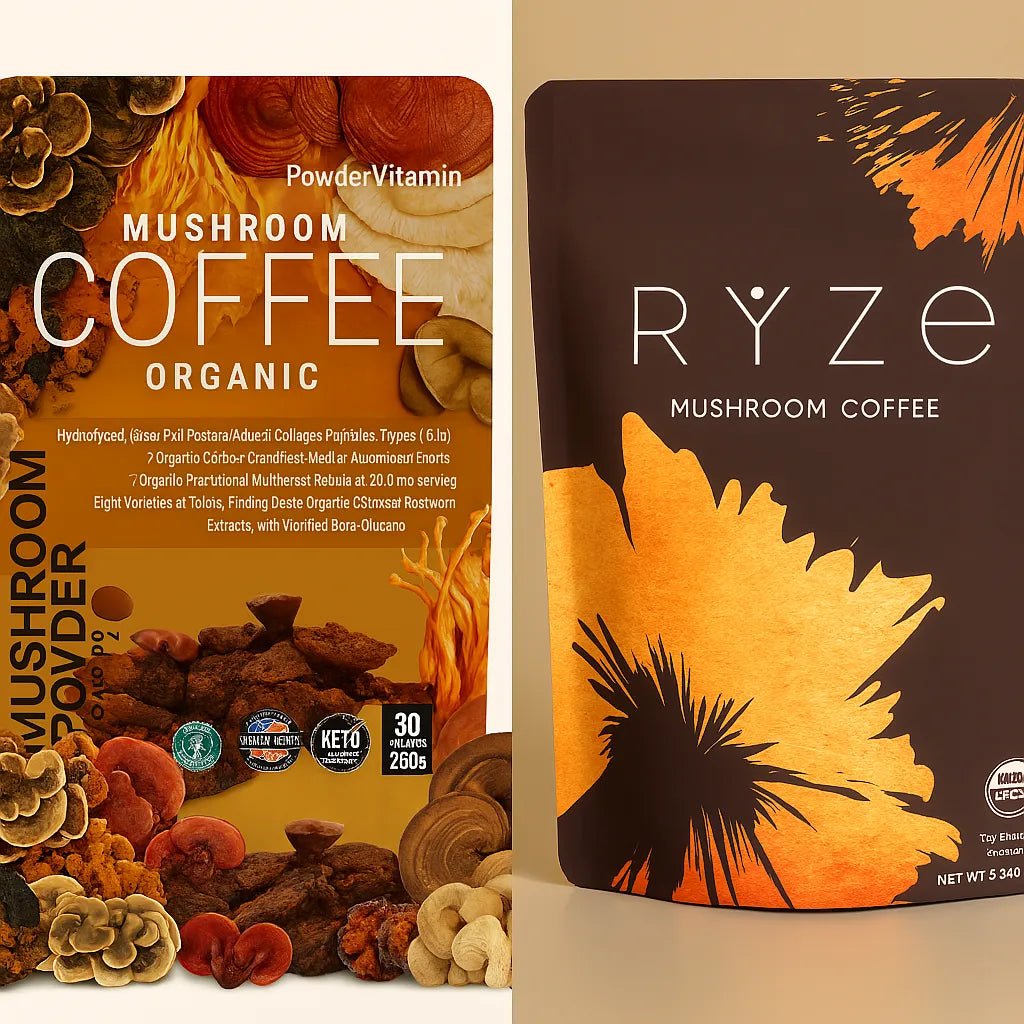 PowderVitamin vs. Ryze: A Functional Wellness Showdown in the Mushroom Powder World - PowderVitamin