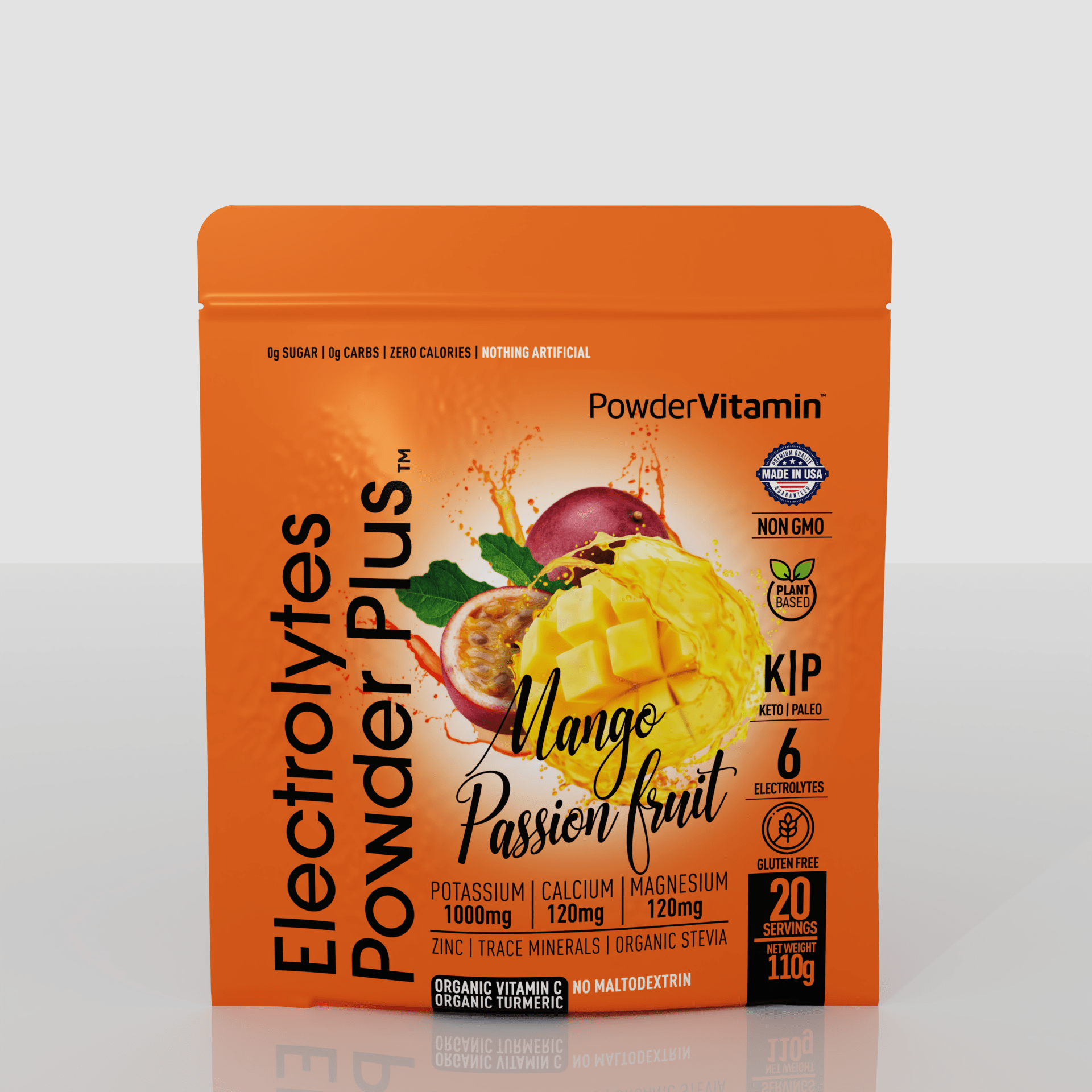 Mango Passionfruit Electrolytes Powder Plus™ 20 Servings
