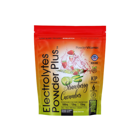 Strawberry Cucumber Electrolytes Powder