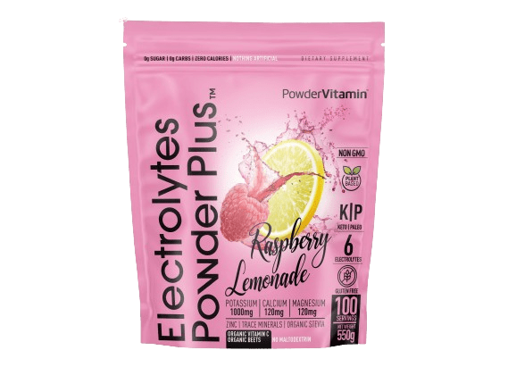 Raspberry Lemonade Electrolytes Powder Plus™ 100 Servings