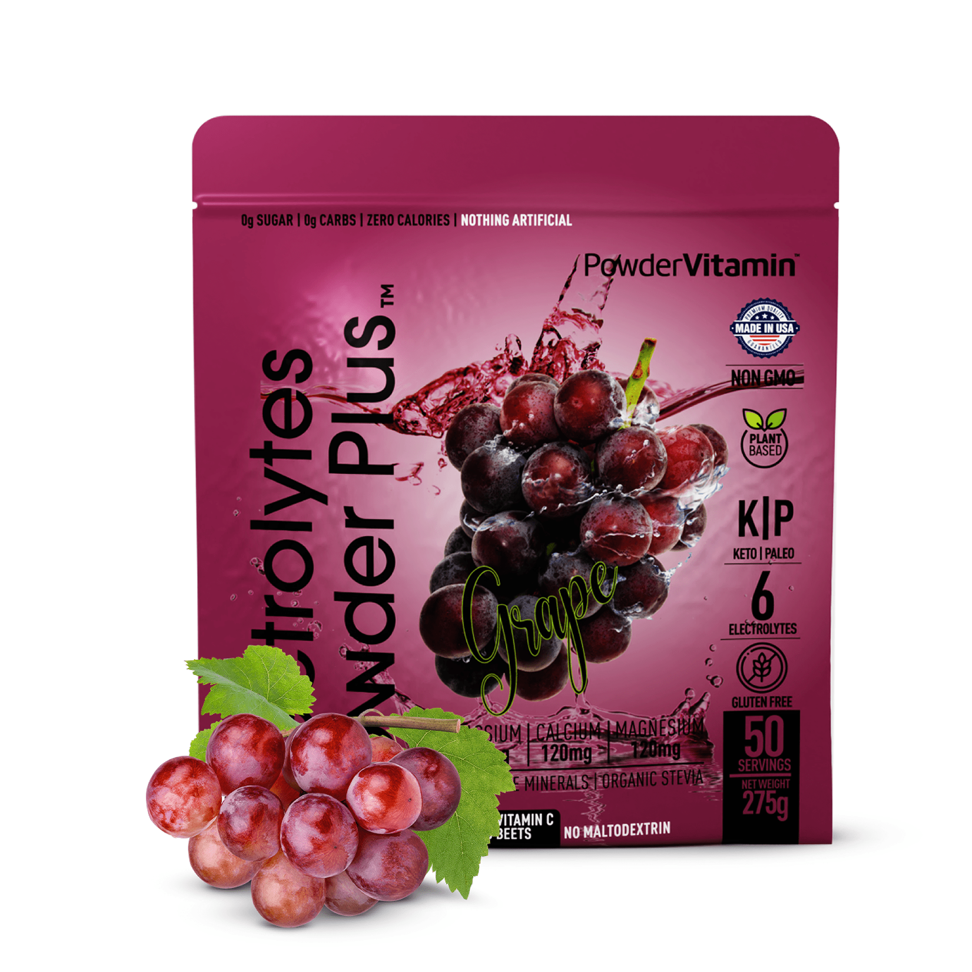 Grape Electrolytes Powder Plus™ 50 Servings