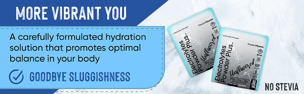 Unflavored Electrolytes Powder Plus™ 50 Servings